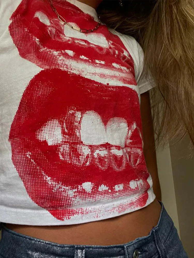 Vintage Y2K Streetwear Baby Tee