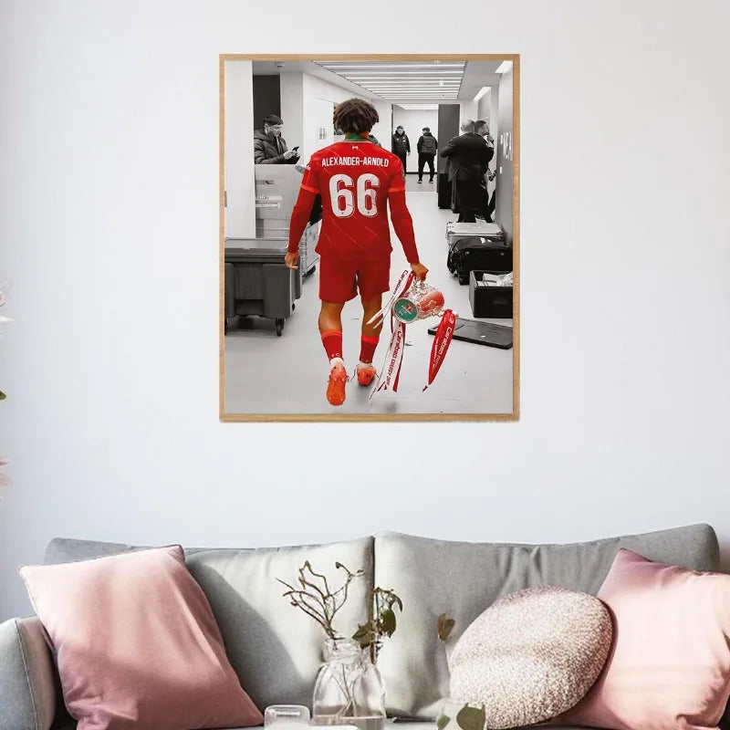 Iconic Football Player Poster - Room Decor Must-Have