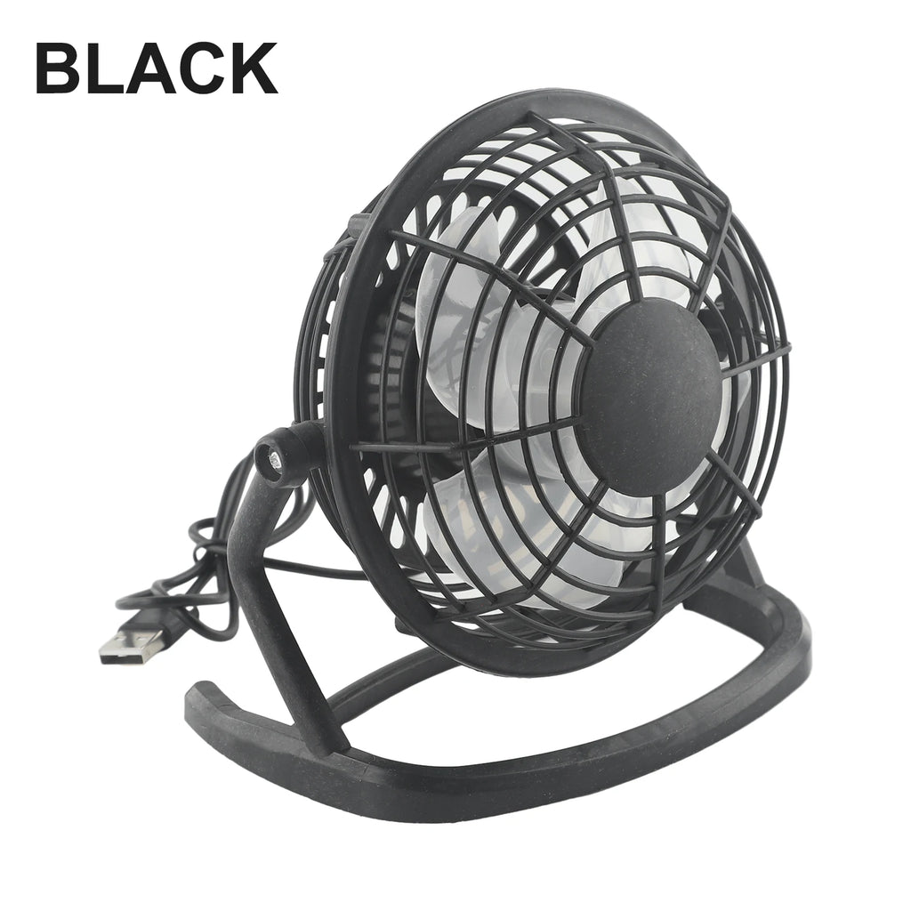 Portable Fans USB Fan 15*9*14.5cm ABS+Electronic Components Blue/Black Convenient Home UseUltra Quiet Practical