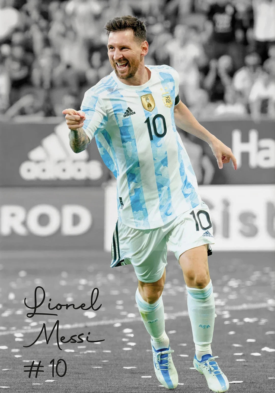 Iconic Football Player Poster - Room Decor Must-Have