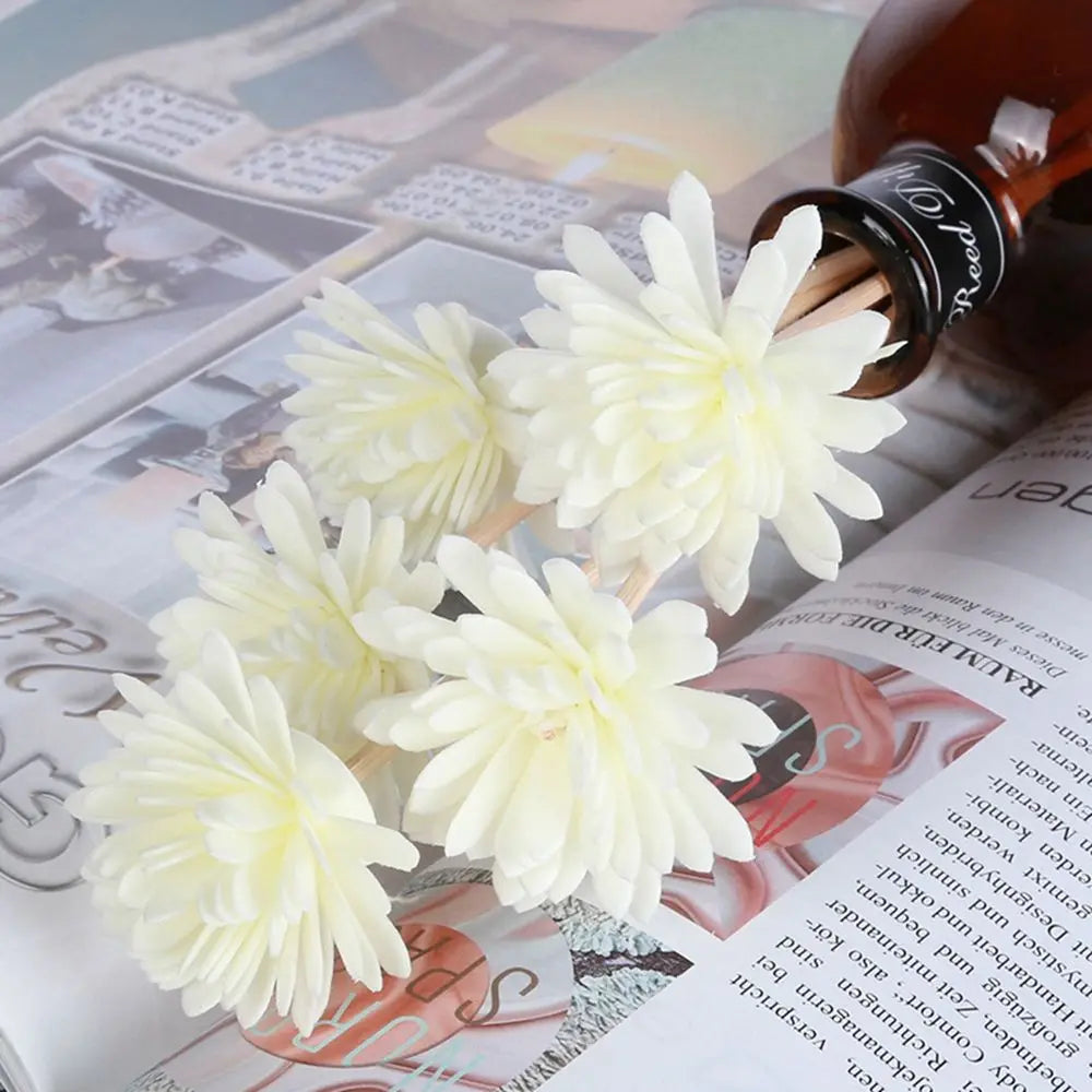 Diffuser Aroma Oil Air Freshener Bathroom  Artificial Flower Aromatherapy Rattan  Diffuser Aromatherapy Flower