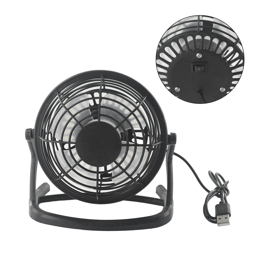 Portable Fans USB Fan 15*9*14.5cm ABS+Electronic Components Blue/Black Convenient Home UseUltra Quiet Practical