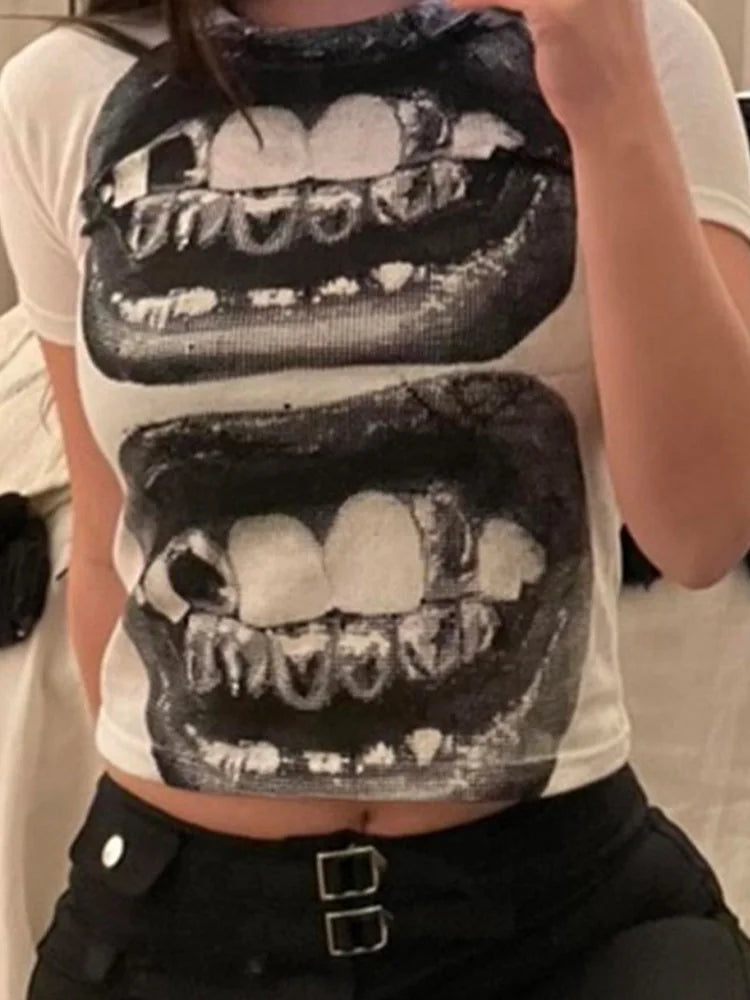 Vintage Y2K Streetwear Baby Tee