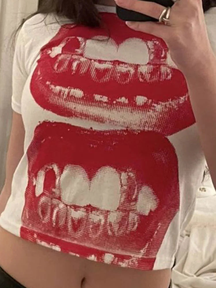 Vintage Y2K Streetwear Baby Tee