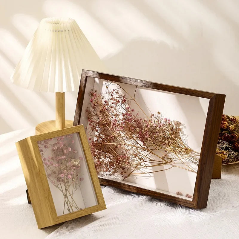 3D Wooden Picture Frames Depth 3cm 5cm Dried Flower Specimen Holder Handmade DIY Handwork Display Phote Frame Home Decoration