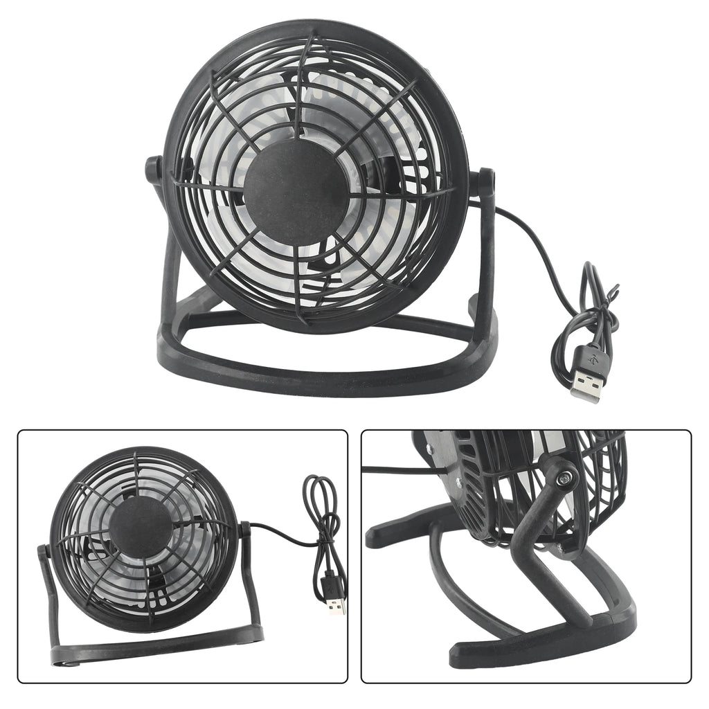 Portable Fans USB Fan 15*9*14.5cm ABS+Electronic Components Blue/Black Convenient Home UseUltra Quiet Practical